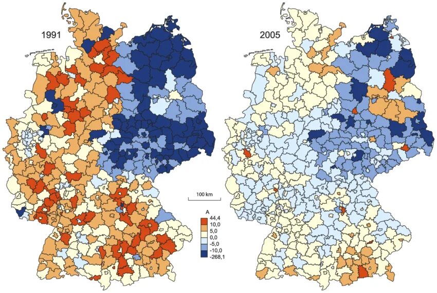 Плотность германии страны. Плотность населения Германии.