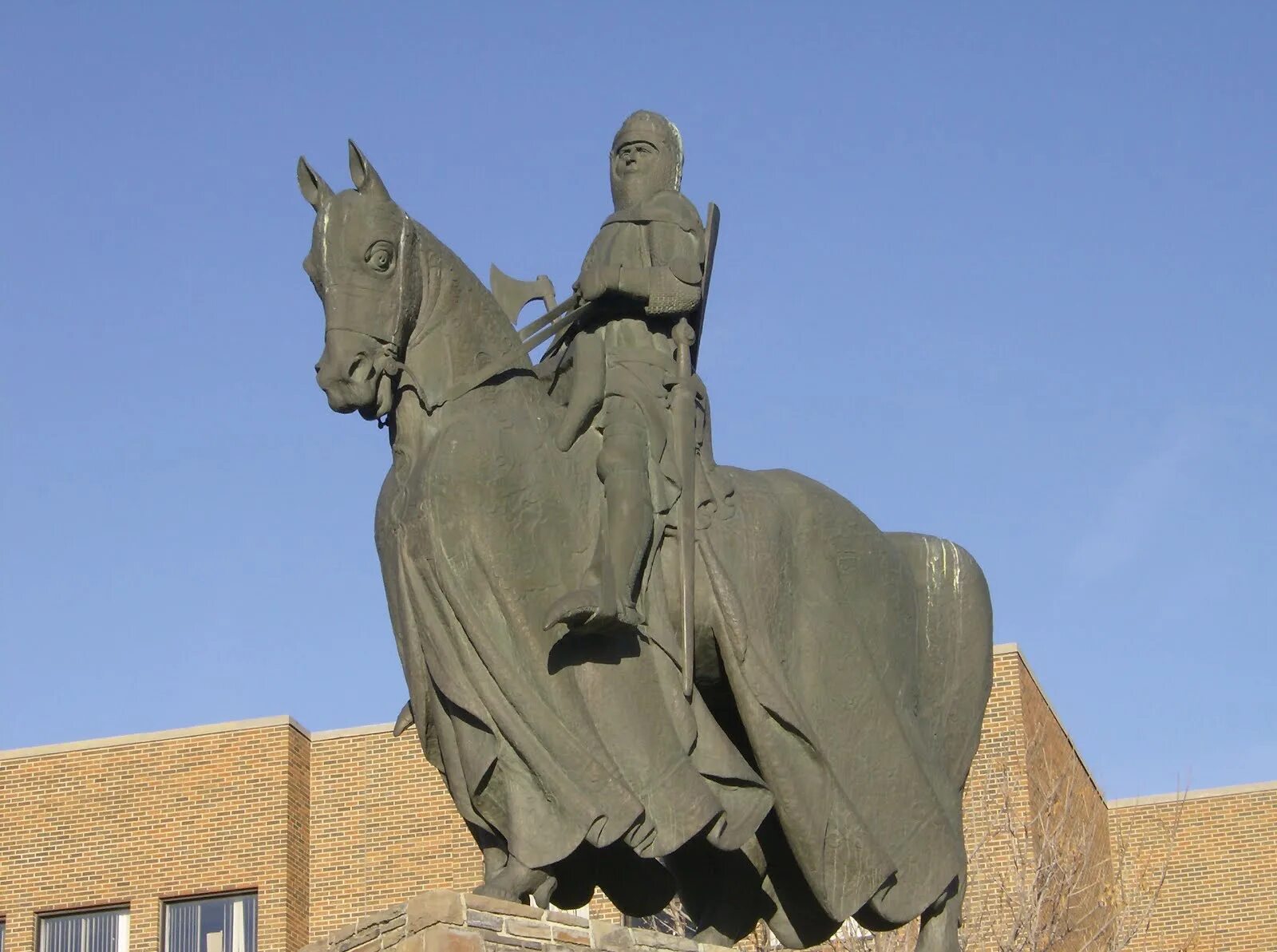 Robert the Bruce Statue. Конная скульптура. Брюс шотландия