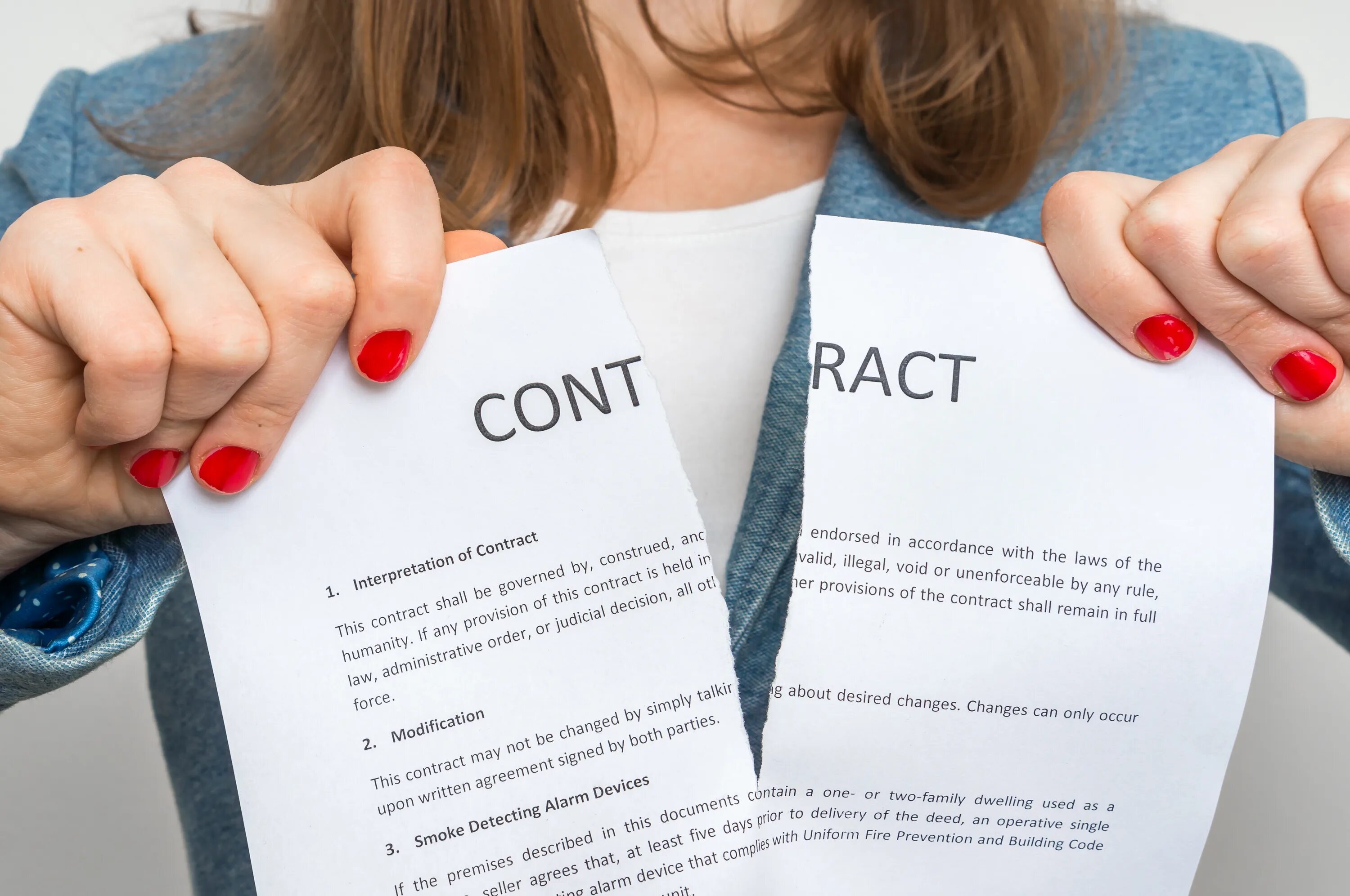 The contract should signed by both parties