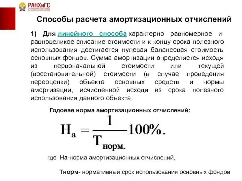 Произведены амортизационные отчисления