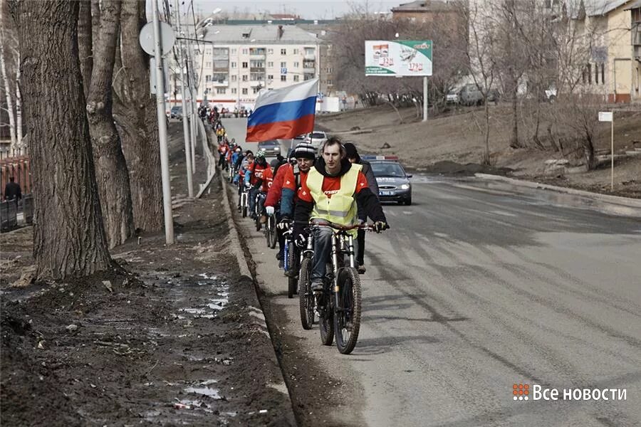 Велосипедист из Нижнего Тагила. Велосипедисты нижнего