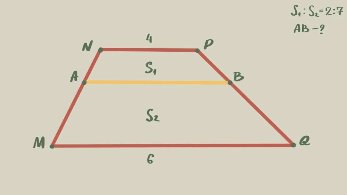 Диагонали трапеции делит трапецию на 4 треугольника. Трапеция разделенная на 2. Трапеция разбить на части. Средняя линия трапеции разделена на три части. Диагональ трапеции делит ее на 2 отрезка.