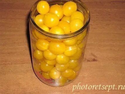Желтые черри на зиму рецепты