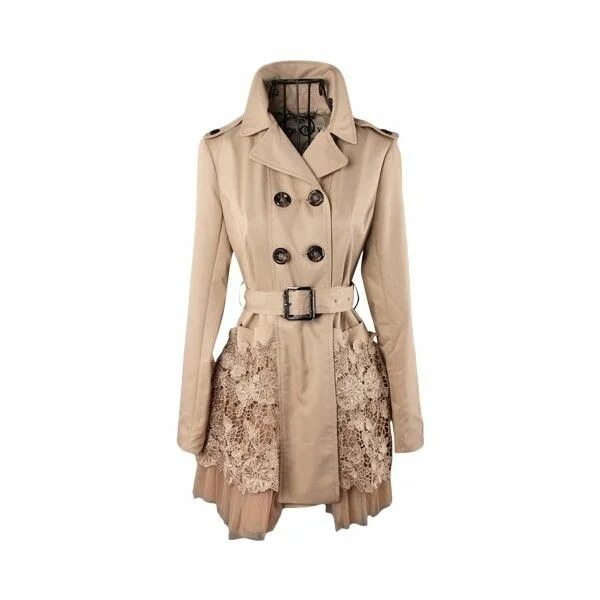 Плащ из двух тканей. Плащ из двух тканей. Пальто стеганое комбинированное. Lime тренч 105/6631/512 хаки. Плащ из двух тканей.