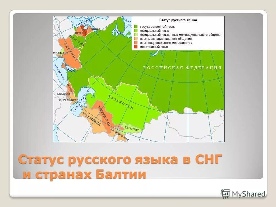 Статус русского в казахстане