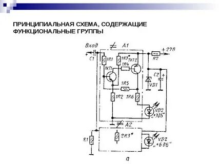 Структурная функциональная принципиальная схема