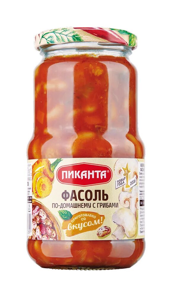 Пиканта фасоль по монастырски 530 г. Овощи из печи "Пиканта", 520гр. Фасоль Пиканта по-домашнему с грибами 530 г. Пиканта фасоль по- монастырски 53ог.