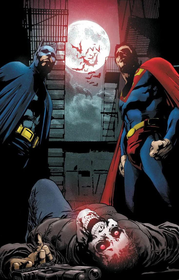 Batman kills. Бэтмен убивает Лигу справедливости.