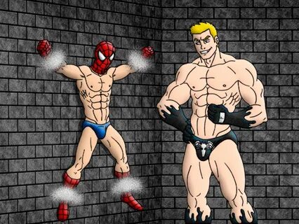 Superhero ballbusting.