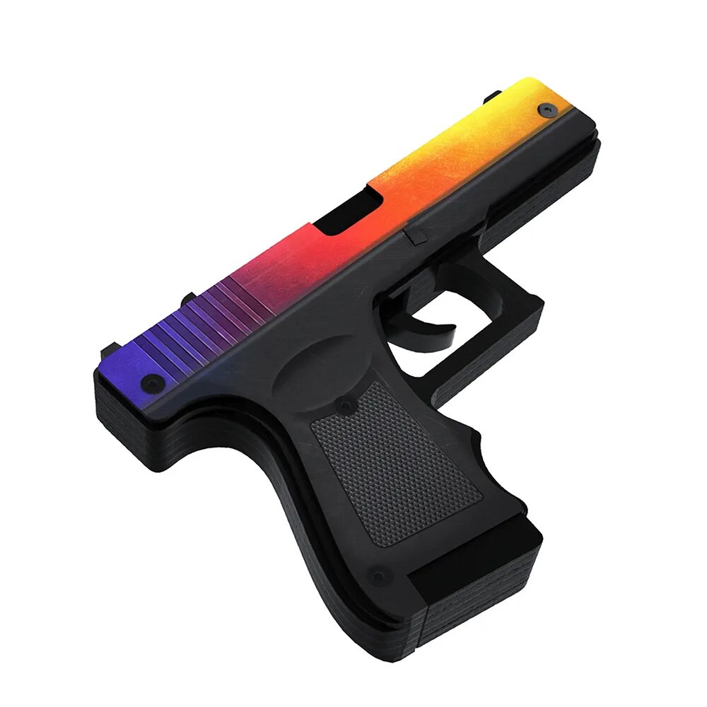 Glock 18 градиент cs2. Глок 18 градиент. пистолет glock 18. глок градиент кс го. глок 22 нест.