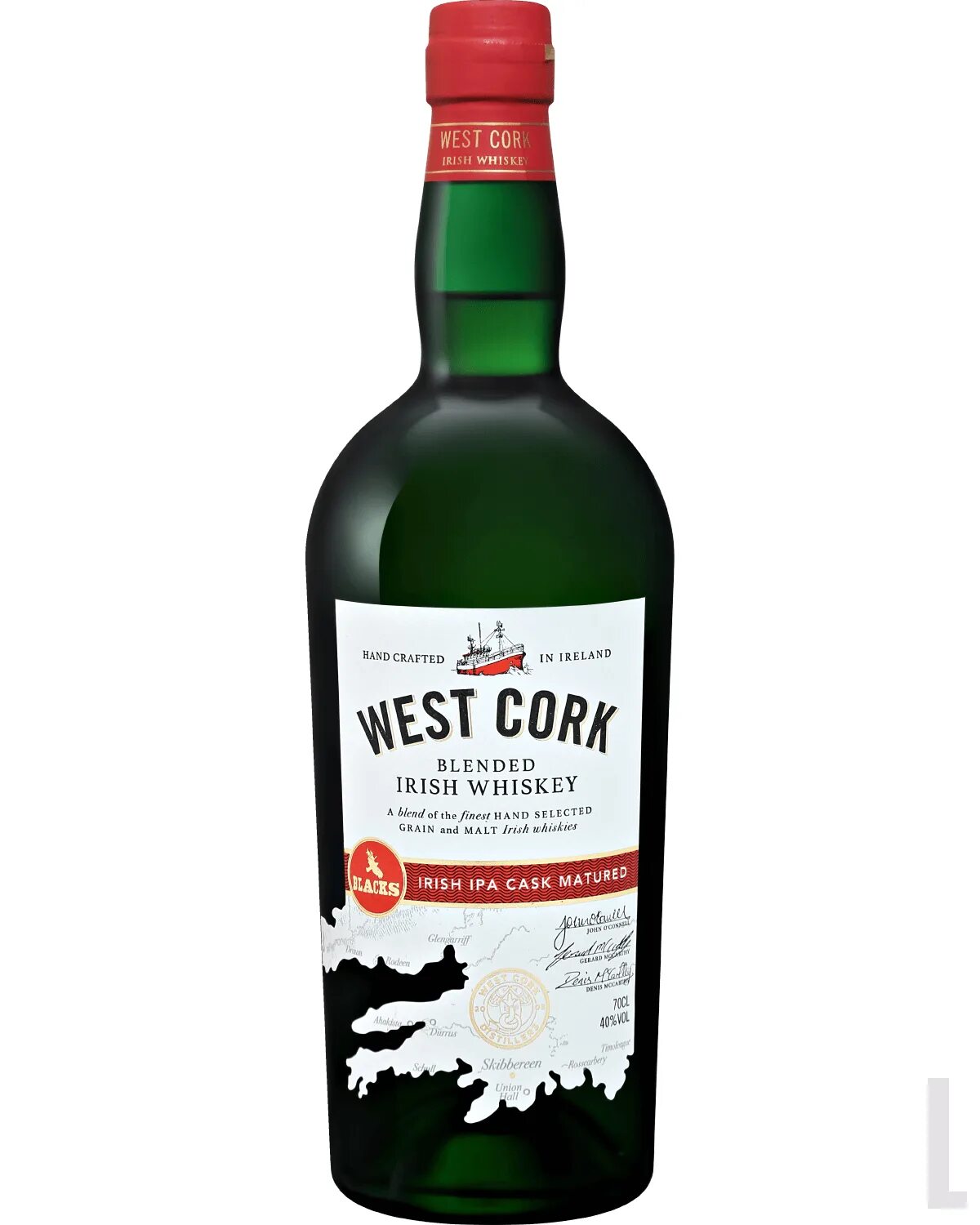 Виски Вест Корк Айриш ИПА Каск. West Cork Cask 0,7 л. Виски West Cork Irish Whiskey. Виски ирландский купажированный Айриш.