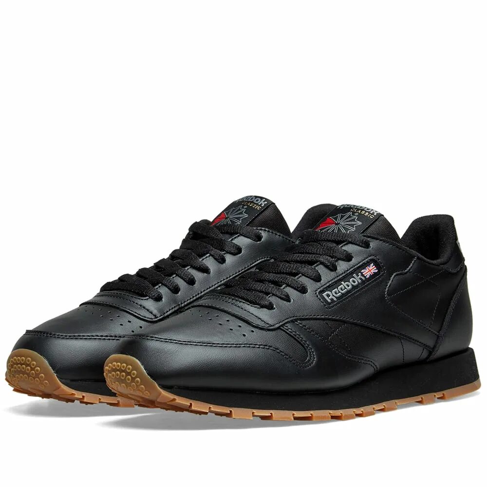 Кожаные reebok. Reebok Classic Leather Black Gum. Reebok Classic Black Gum. Reebok Classic Black. Reebok Classic Leather черные.