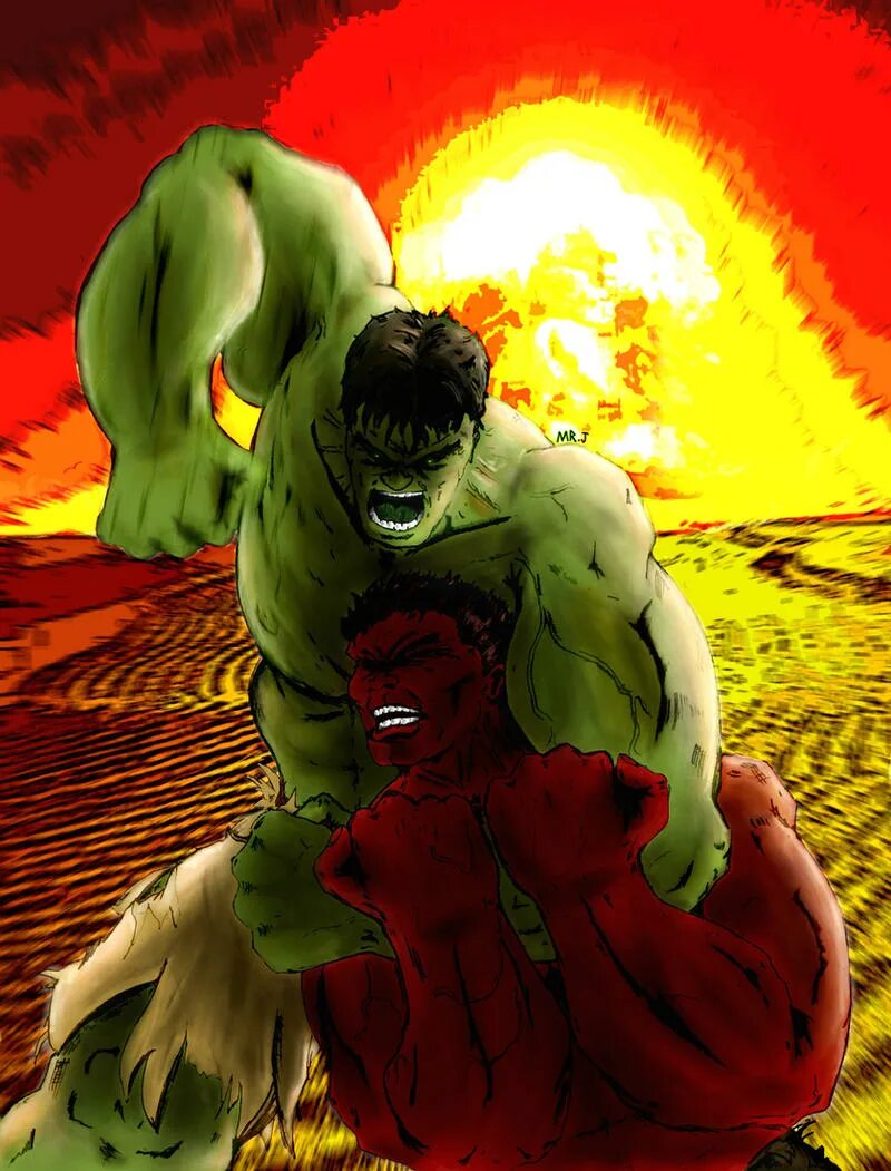 Red Hulk vs Green Hulk. Красный Халк и зеленый Халк. Красный Халк гуджитсу. Халк против красного Халка. Красный против зеленого короля