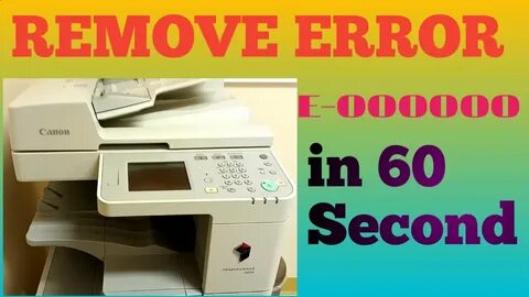 Ошибка e000 0000 canon