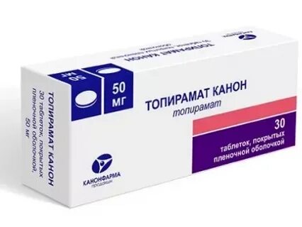 Топирамат канон инструкция