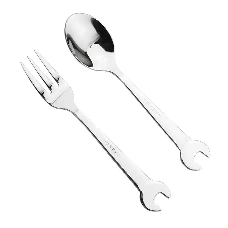 Вилка с ручкой. Stainless steel вилка. набор столовых приборов happy baby stainless steel fork &amp; spoon. вилки с ручками из молока.