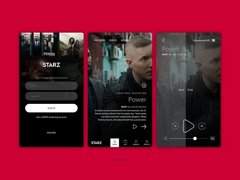 T me shop streaming accounts. UI UX Design Mockup. Плейлист пустой картинка. Starz talking you places rebrand.