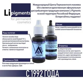Состав пигментов