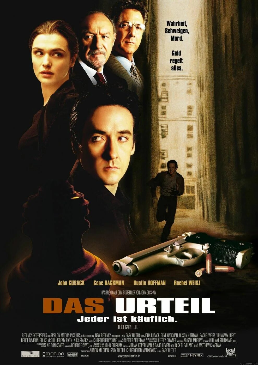 Вердикт за деньги Runaway jury (2003). Вердикт за деньги 2003 Постер.