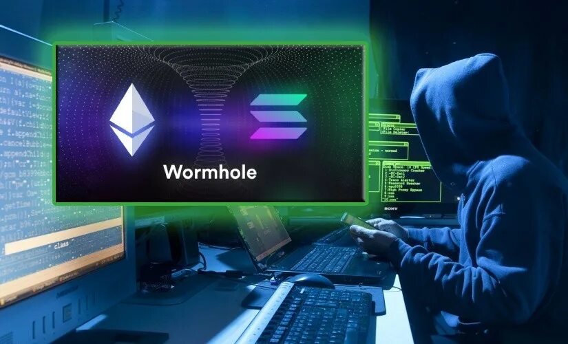 Wormhole криптовалюта. Хакер ETH. Хакер блокчейн. Хакеры криптовалюта.