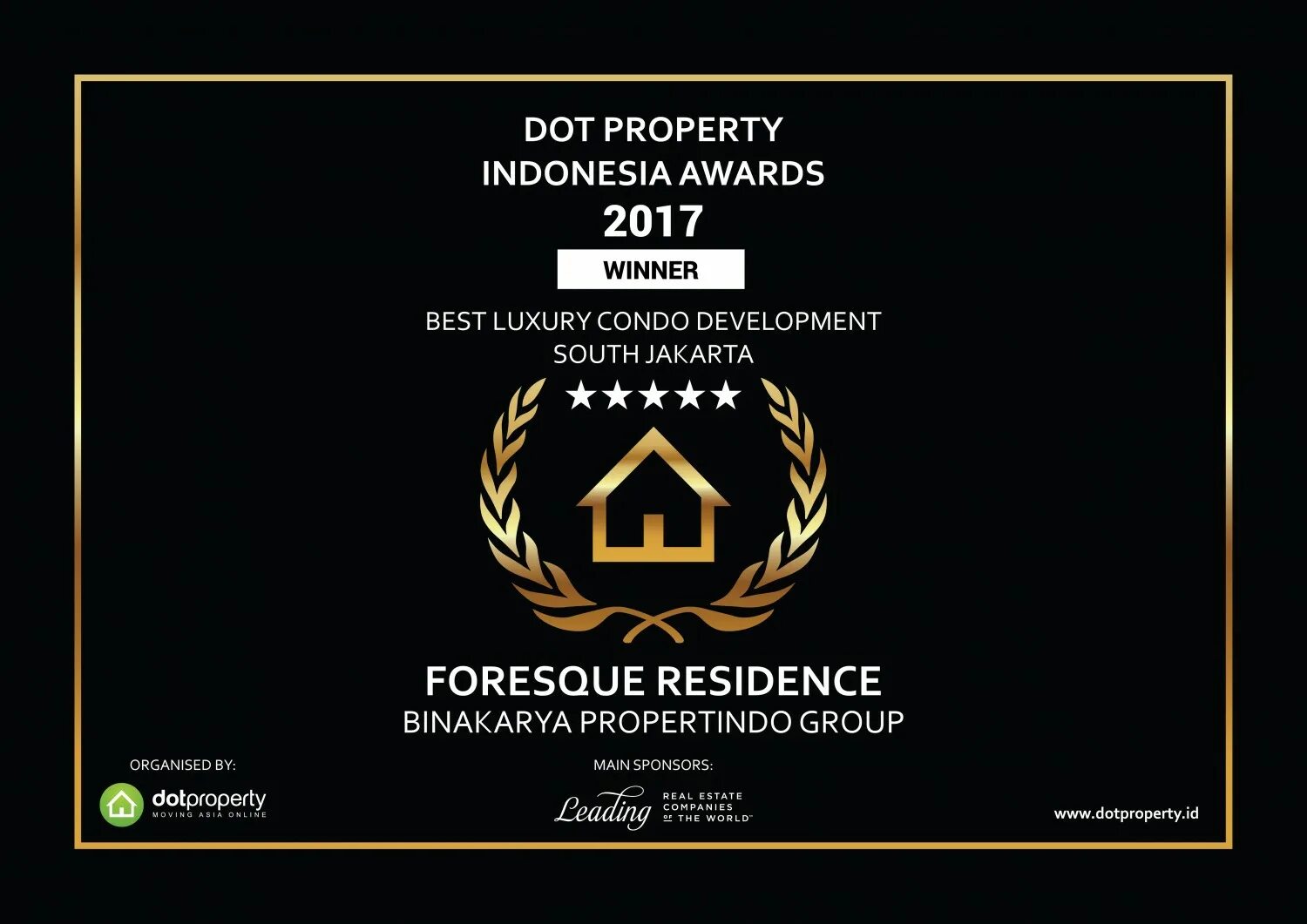 Dot property. Dot property thailand awards 2025.