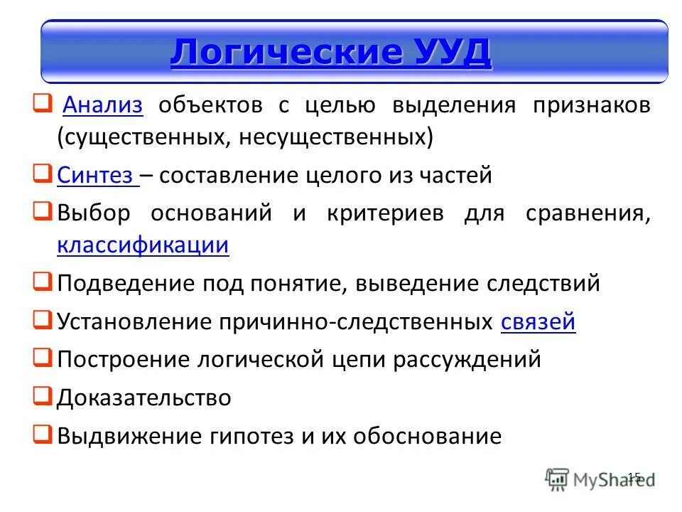 логические универсальные учебные действия это. логические универсальные действия. объект анализа. «выделяем признаки». цель выделения объектов.