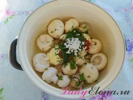 Как замариновать шампиньоны для мангала с чесноком