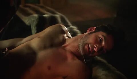 Tom Ellis sexy shirtless scene April 17, 2018, 12pm 
