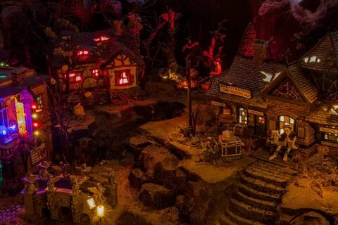 Realistic Halloween Village