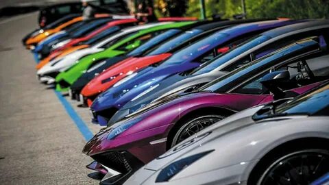 Colorful cars