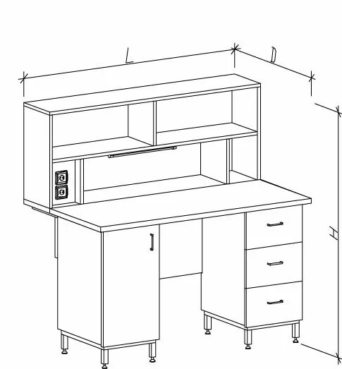 Стол пристенный на опорной тумбе. Лабораторный стол чертё. Стол для титрования Лаб-1200 ТК. Очертания лабораторного стола физика. Высота лабораторного стола
