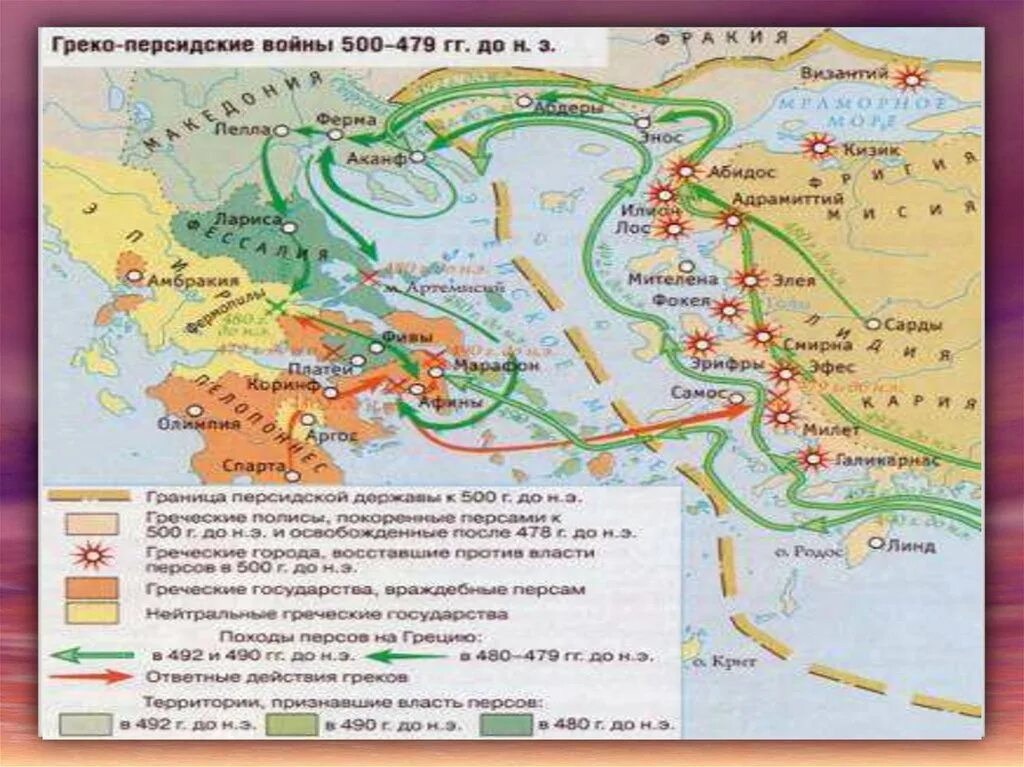 Карта греко-персидские войны 500-449 гг до н.э. Сражения греко-персидских войн на карте. Греко персидские войны карта сражений 5 класс. Древнейшая Греция греко персидские войны карта. Тест по истории марафонская битва 5 класс