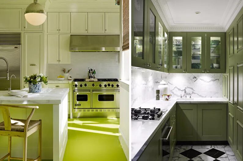 Сочетание оливкового цвета в интерьере кухни My Brand New Olive Green Kitchen Cabinets Green kitchen cabinets, Olive green ki