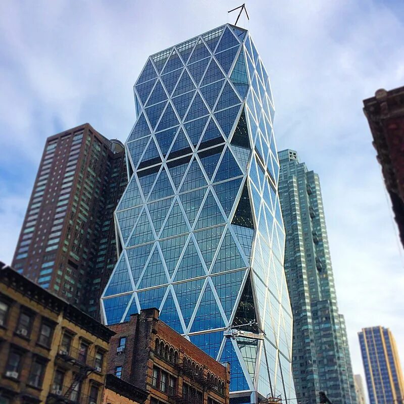 The hearts tower. Hearst tower в нью-йорке. башня херст тауэр.