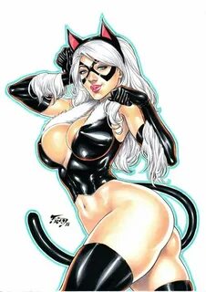 Felicia will purr for you Artwork by Fred Benes, mini edit by me.#BlackCat ...