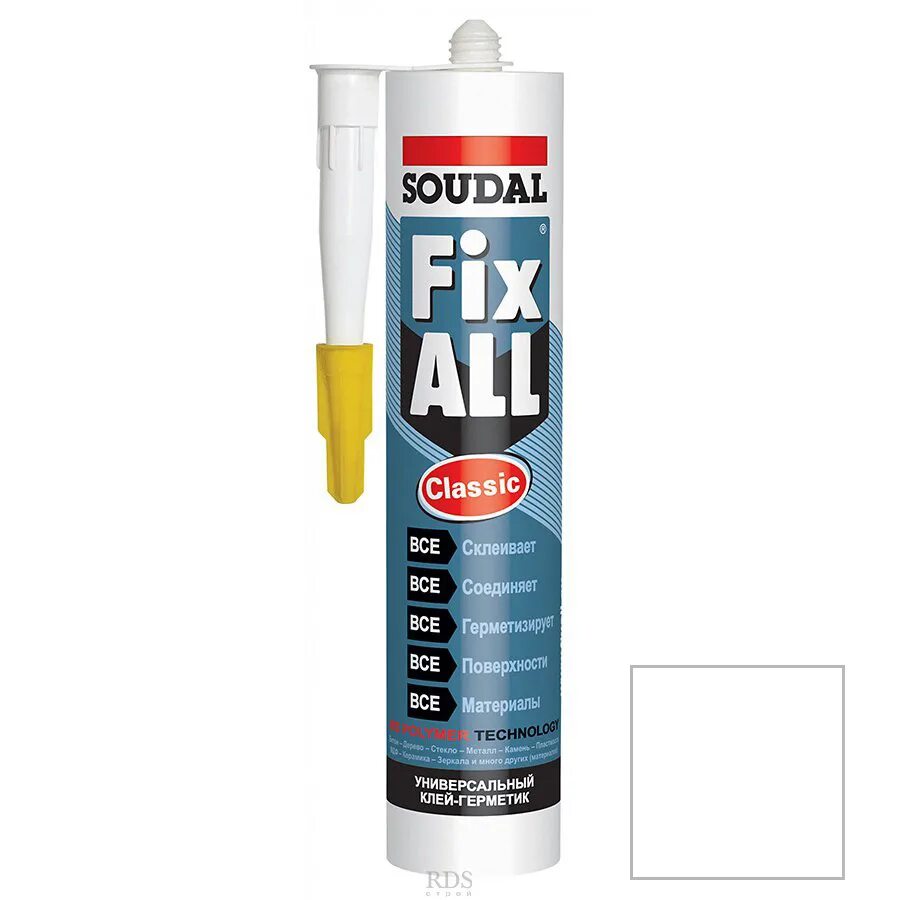 Клей-герметик Soudal Fix all. Полиуретановый герметик для заделки швов  Soudal. Герметик полиуретановый белый Fix all. Фикс Алл клей герметик. Fix all flexi