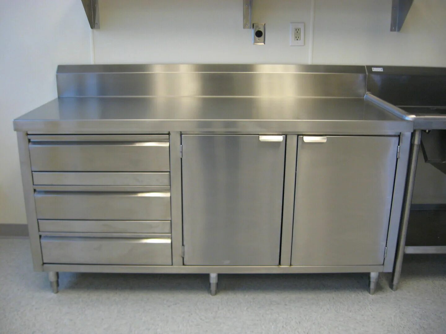 Мойка inox Stainless Steel AISI 304. Профессиональная мебель для кухни из нержавейки. Мебель для пищеблока из нержавейки. Кухонный гарнитур из нержавейки икеа. Пищевое производство нержавейка
