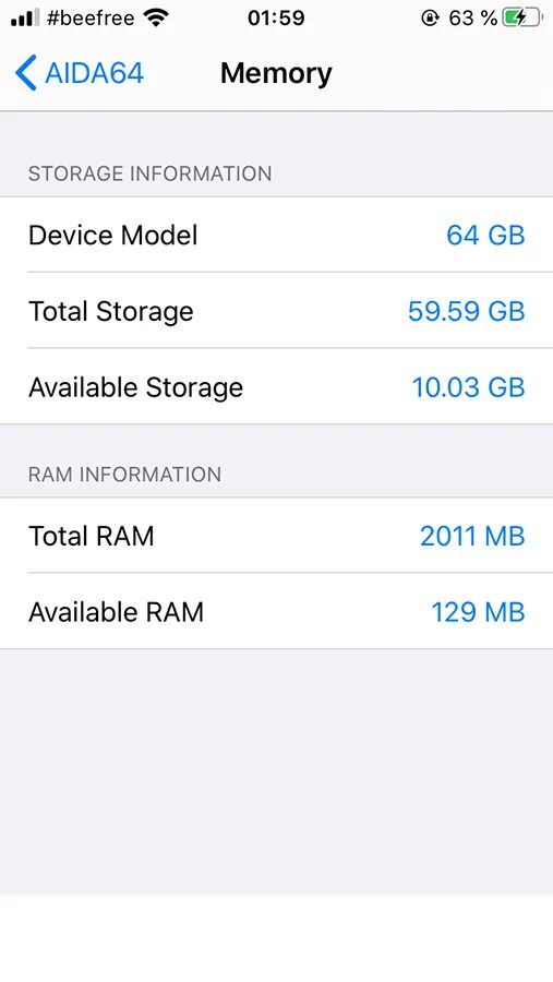 Сколько оперативная айфон 11