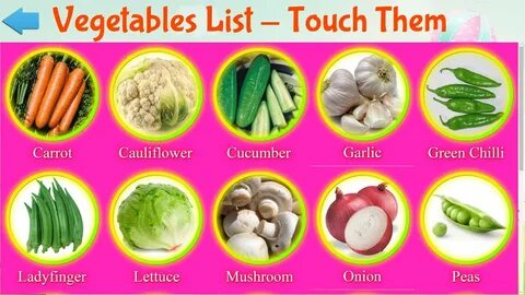 Vegetables for you and me