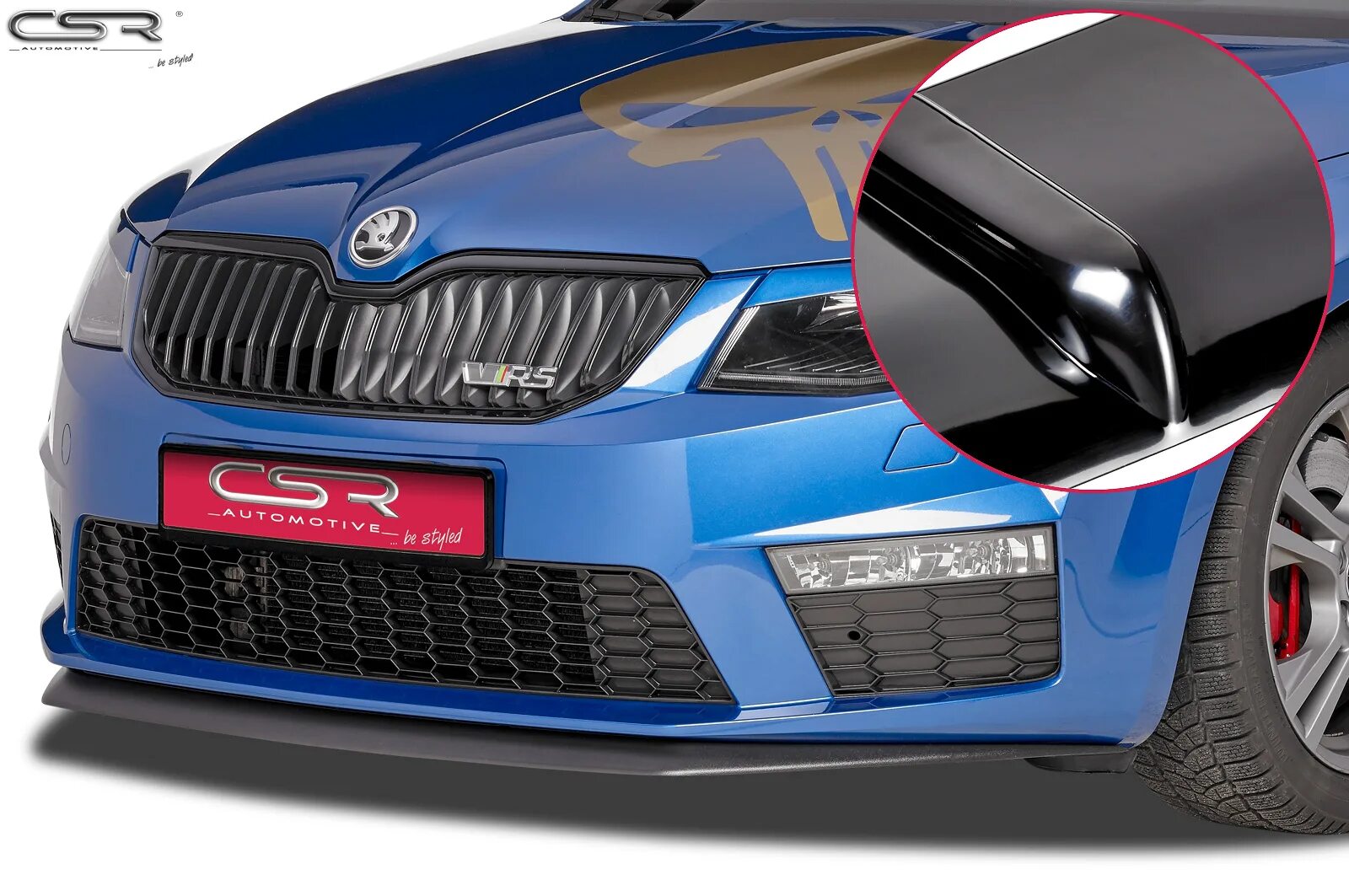 Передний бампер skoda octavia rs