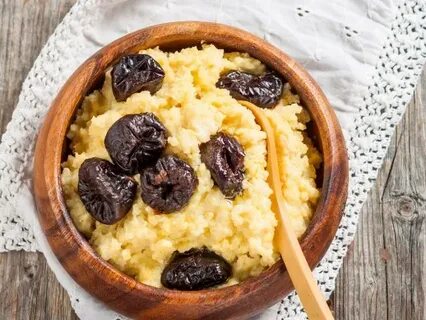 Каша с черносливом