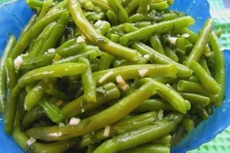 Рецепт блюд из стручковой зеленой фасоли