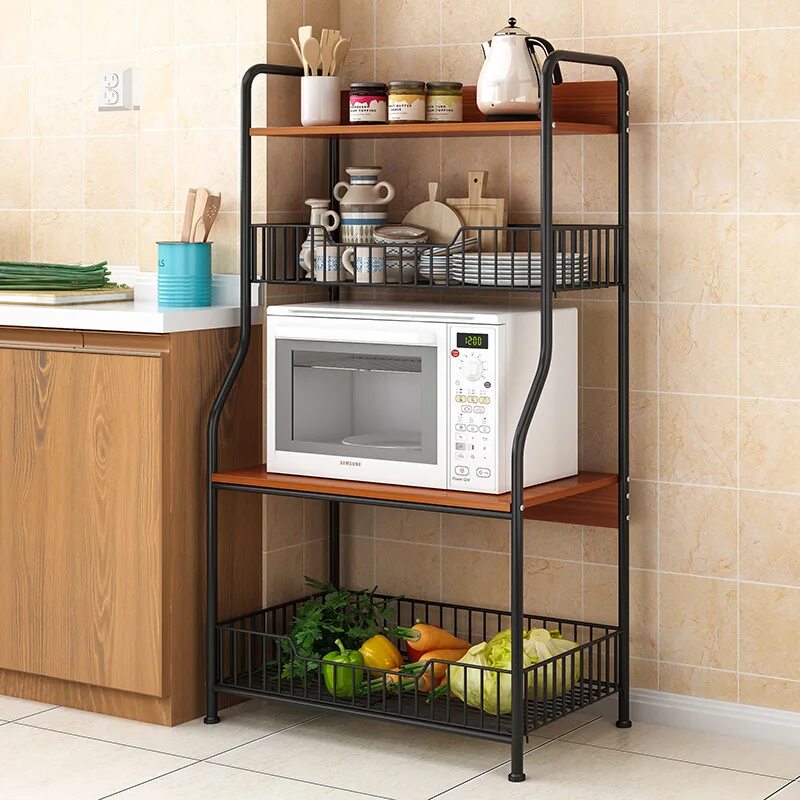 Стеллаж Kitchen Storage Rack. Тумба под СВЧ на кухню икеа. Полка для СВЧ Multifunctional Storage Rack. Этажерки для кухни под бытовую технику.