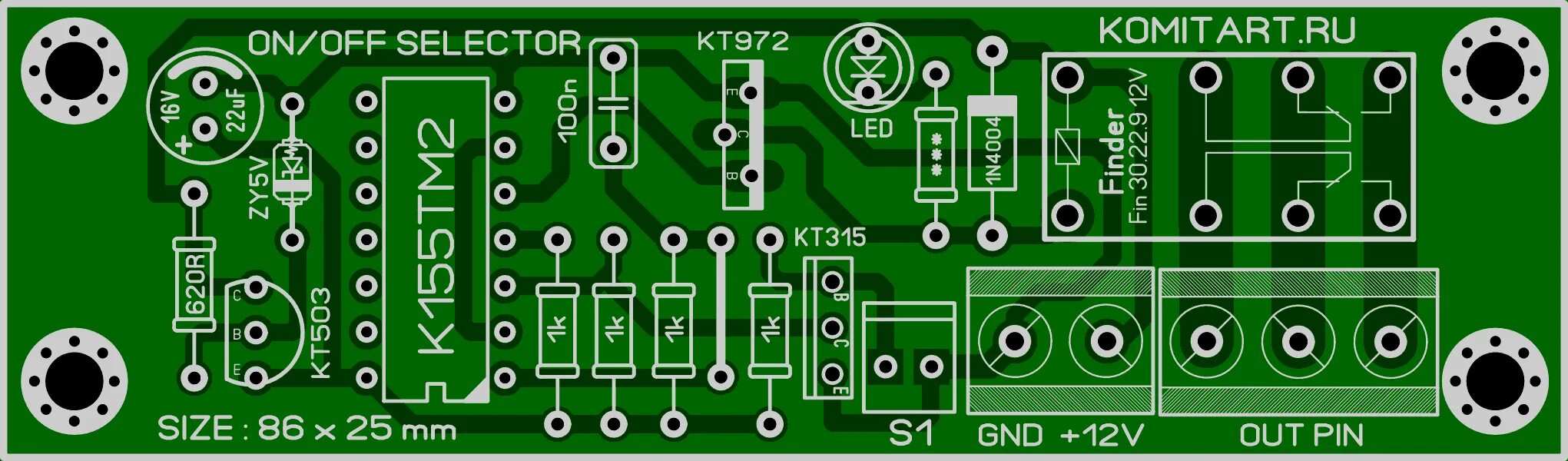 Selector net. Выключатель на плату. Электронный выключатель на к155тм2. Плата выпрямителя lay6. Плата драйвера измерителя vu Meter.