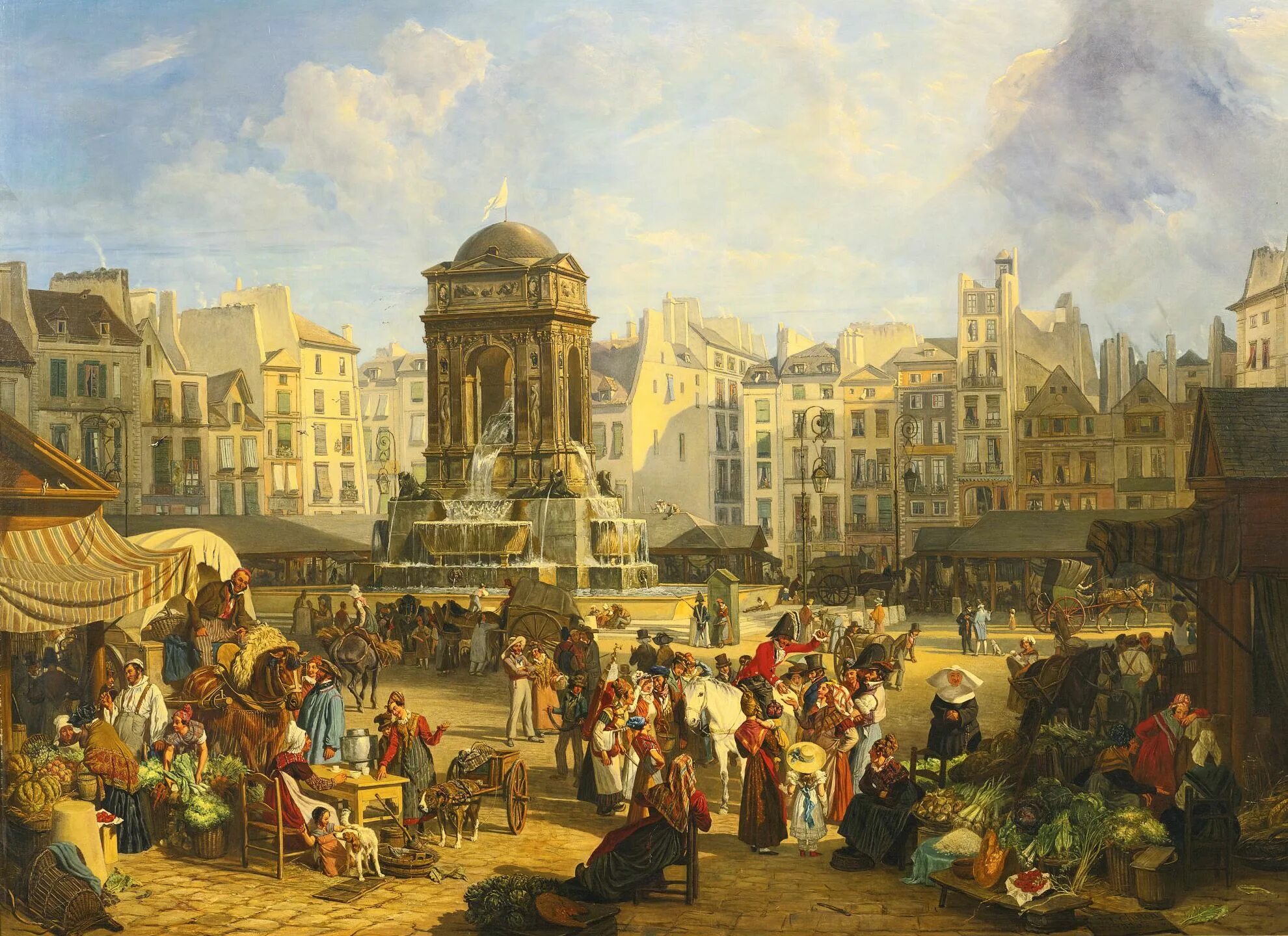 18 вв. Площадь сент Антуан Париж. Франция 17 век Париж. Рынок Франция 19 век. Париж 18 век.