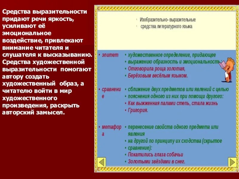 Придает выразительность
