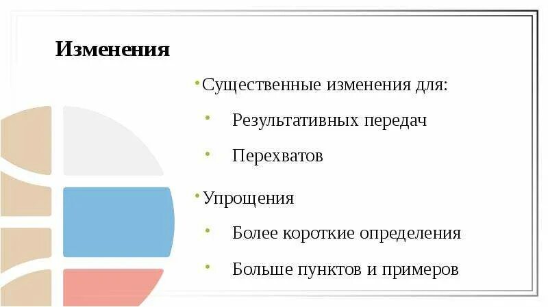 Изменения не существенные. На предприятии идут существенные изменения. Без изменений третья