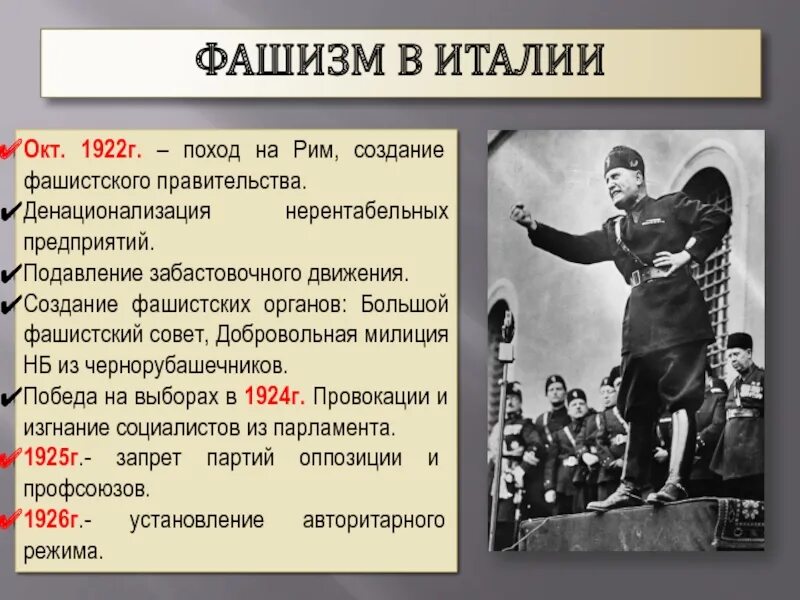 Фашистские законы. Возникновение фашизма в Италии. Зарождение фашизма в Италии и Германии. Возникновение фашизма в Германии. Фашистский режим в Италии.