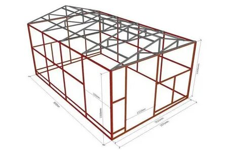 Металлокаркас размеры
