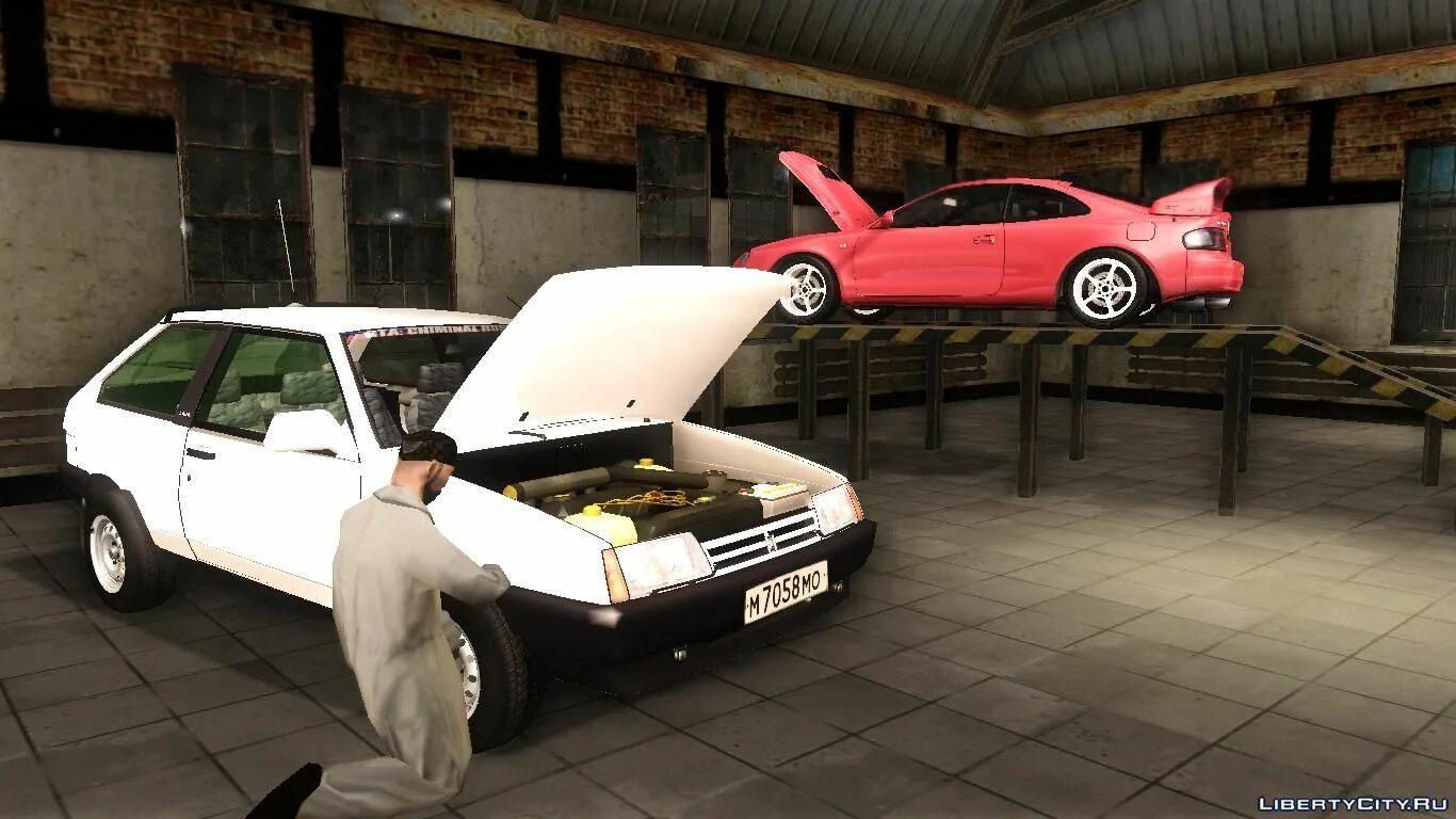 Гта автосервис. Гта автосервис. Gta sa оживление. Автомастерская гта 5 лос сантос. Девятка в гта 5.